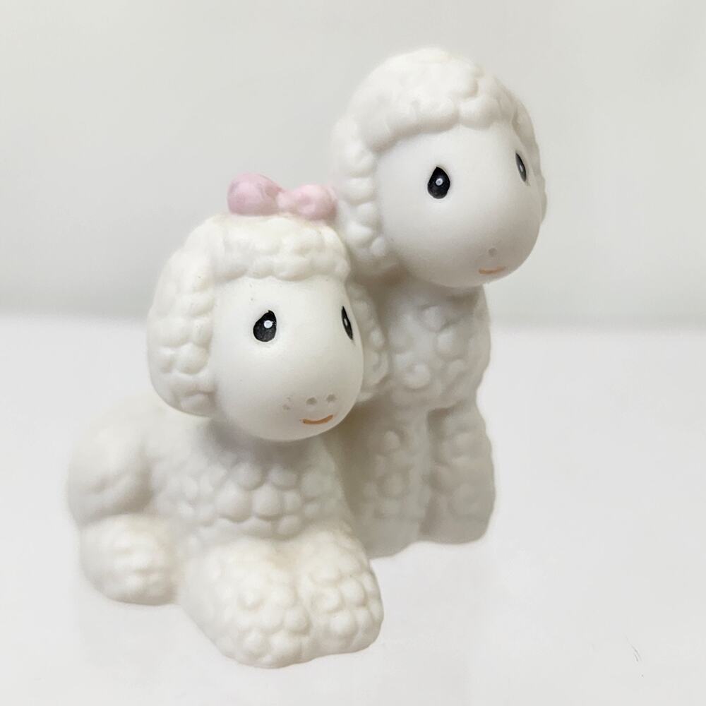 Precious Moments 1992 "Noah's Ark" Animal Pairs Replacement 1.5" Lambs Sheep
